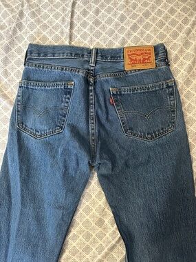 Levi's 505 Blue Straight Leg Jeans